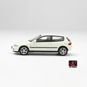 LCD MODELS 1/64 HONDA CIVIC SiR EG6 VTEC 1993 WHITE (LCD64034-WH)