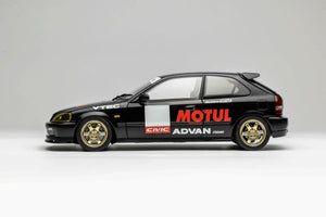 MOTORHELIX 1:18 Honda Civic TYPE R (EK9) No Good Racing Motul (M85010)