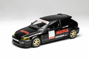 MOTORHELIX 1:18 Honda Civic TYPE R (EK9) No Good Racing Motul (M85010)