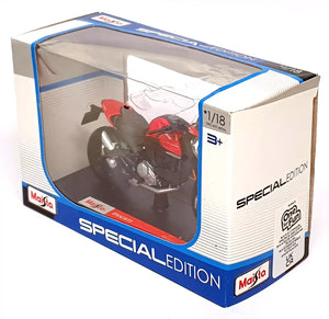 MAISTO 1/18 DUCATI MONSTER PLUS 2021 RED (39300-20131)