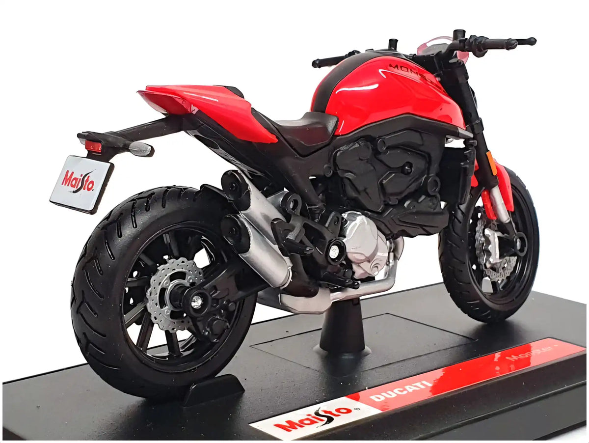 MAISTO 1/18 DUCATI MONSTER PLUS 2021 RED (39300-20131)