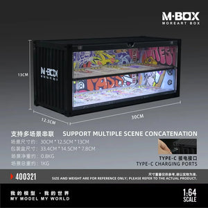 MoreArt 1:64 Container Model Storage Scene Graffti Livery