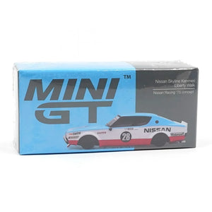 MINI GT 1/64 NISSAN SKYLINE KENMERI LIBERTY WALK RACING ’75 #28 RHD (MGT01212-R)