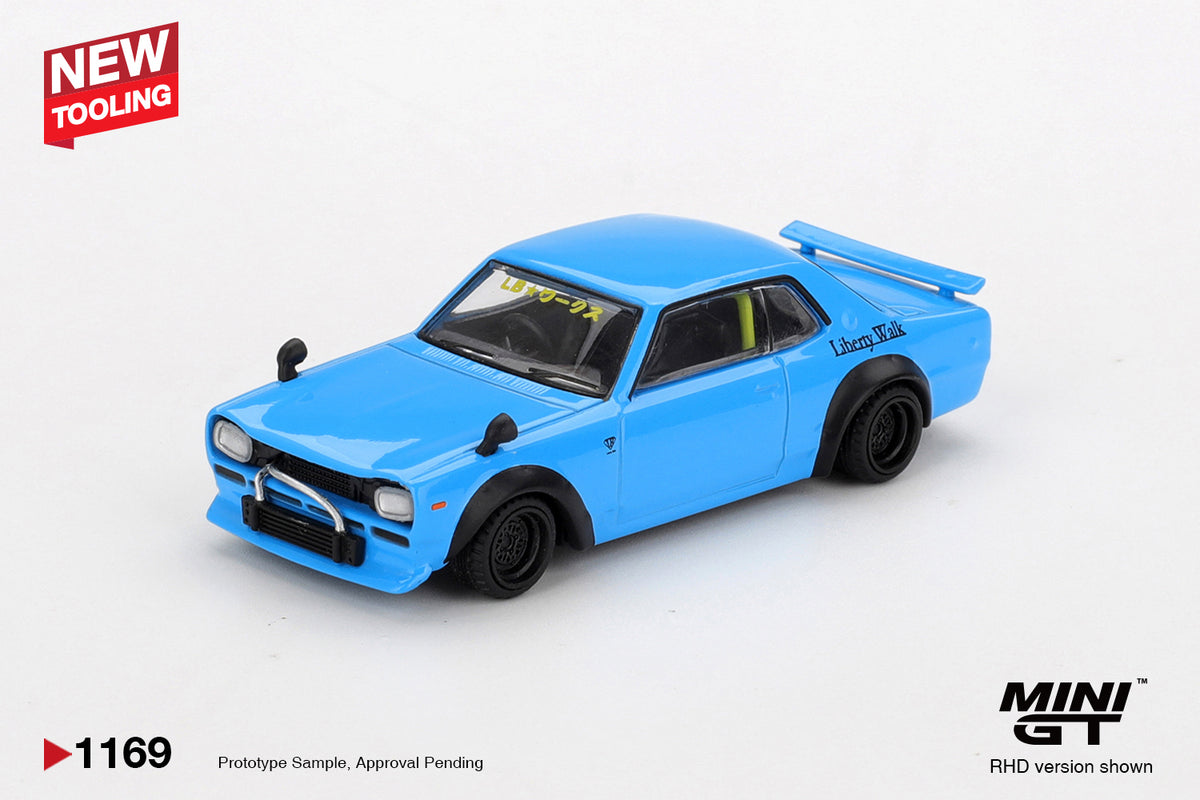 MINI GT 1/64 – NISSAN Skyline LB-Works Hakosuka Coupe – 1969 (MGT01169-R)