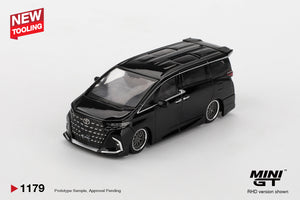 MINI GT 1/64 TOYOTA ALPHARD 40 KUHL 2025 BLACK LHD (MGT01179-L)