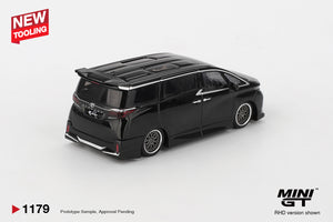 MINI GT 1/64 TOYOTA ALPHARD 40 KUHL 2025 BLACK LHD (MGT01179-L)