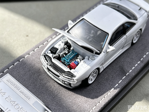 MORTAL64 1:64 Nissan Ridge Silvia S14 240SX Kouki White (MOT64S14021N)