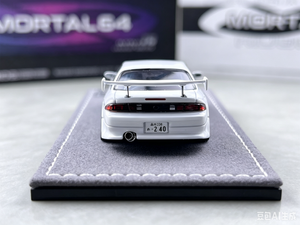 MORTAL64 1:64 Nissan Ridge Silvia S14 240SX Kouki White (MOT64S14021N)