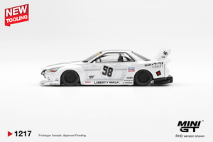 Mini GT 1:64 Nissan Skyline GT-R (R32) Kaido Works TAS 2025 (MGT01217-BL)