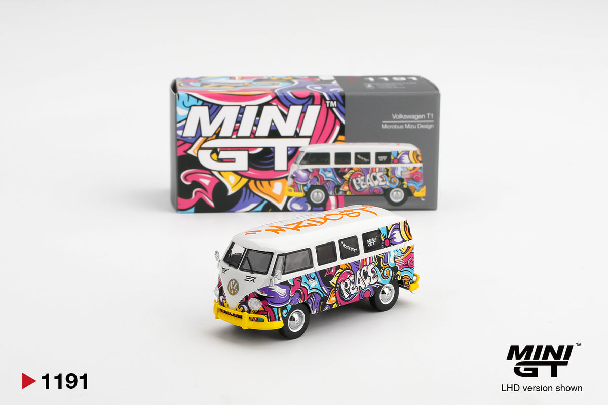 Mini GT 1:64 Volkswagen T1 Microbus Mizu Design (MGT01191-L)