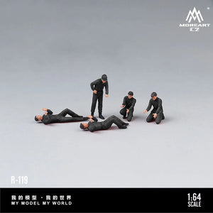 MoreArt 1:64 Racing Team Maintenance Personnel B Set (MO223119)