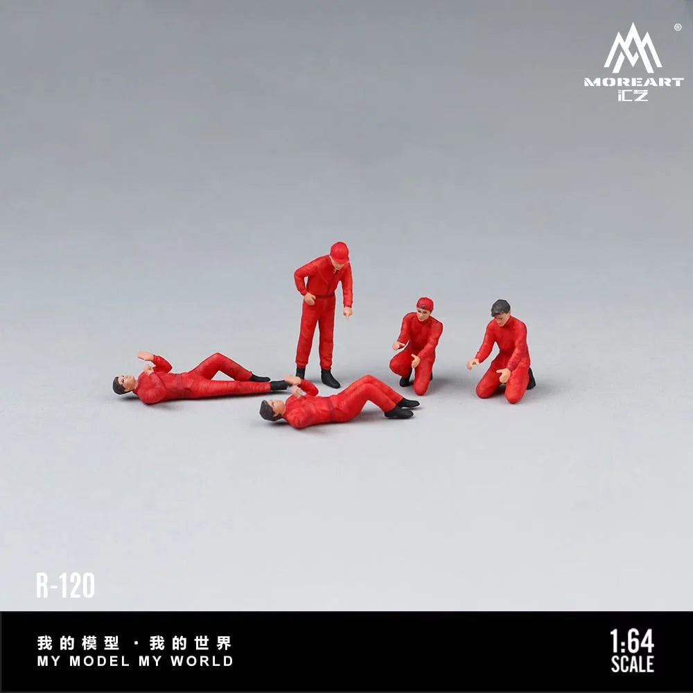MoreArt 1:64 Racing Team Maintenance Personnel C Set (MO223120)