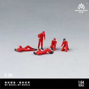 MoreArt 1:64 Racing Team Maintenance Personnel C Set (MO223120)