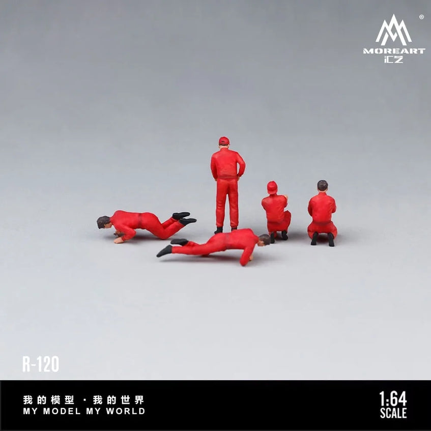 MoreArt 1:64 Racing Team Maintenance Personnel C Set (MO223120)