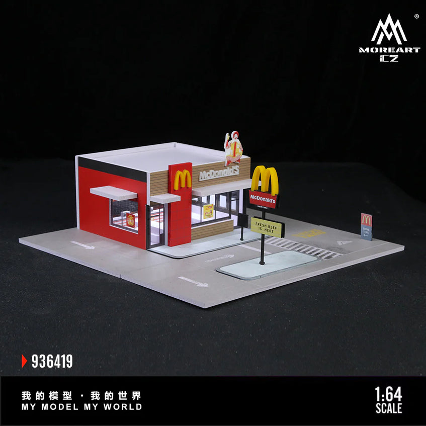 MoreArt 1:64 McDonald's Scene