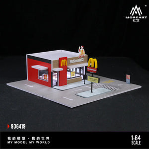 MoreArt 1:64 McDonald's Scene
