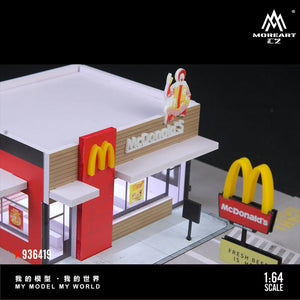 MoreArt 1:64 McDonald's Scene