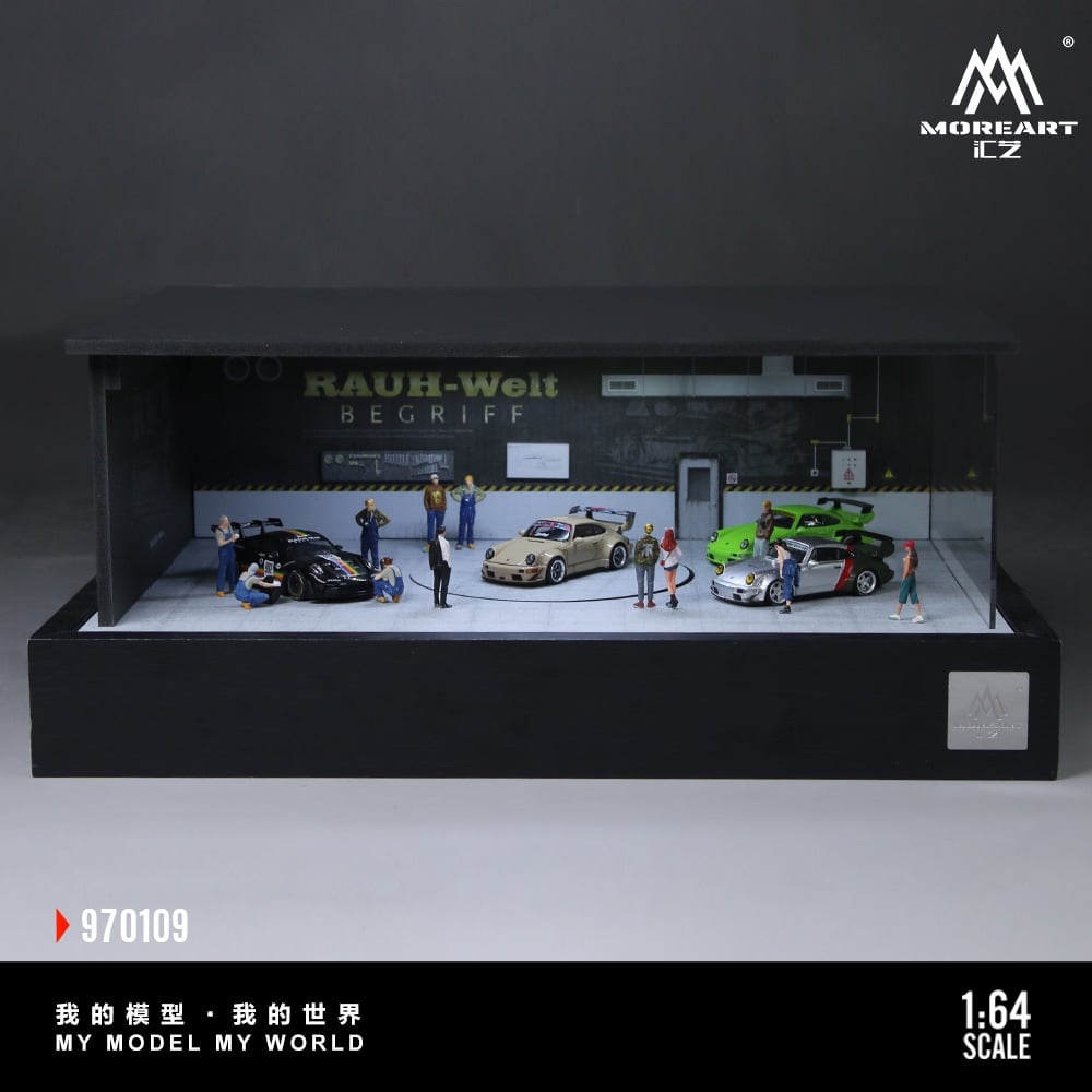 MoreArt 1:64 RWB Turntable Scene