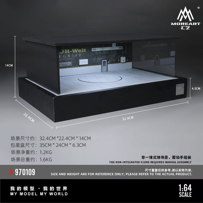 MoreArt 1:64 RWB Turntable Scene