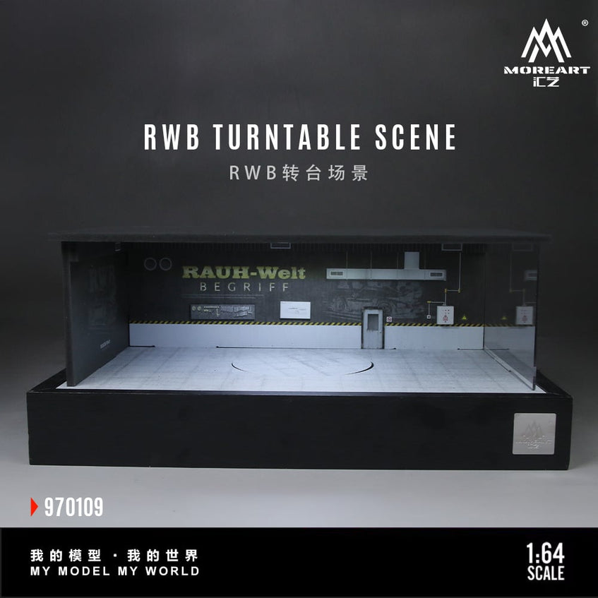MoreArt 1:64 RWB Turntable Scene