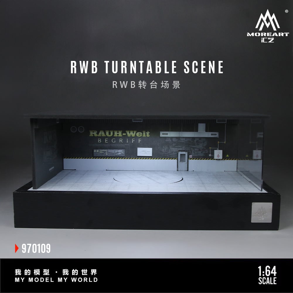 MoreArt 1:64 RWB Turntable Scene