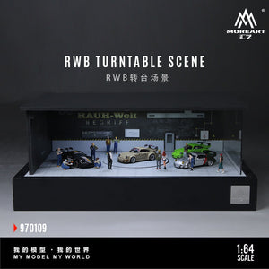MoreArt 1:64 RWB Turntable Scene