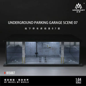 MoreArt 1:64 Underground Parking Garage Scene 07