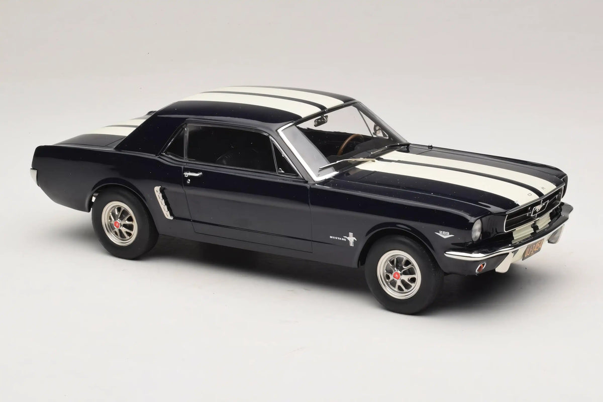 NOREV 1/18 FORD MUSTANG COUPÉ 1966 NIGHTMIST BLUE METALLIC (182805)