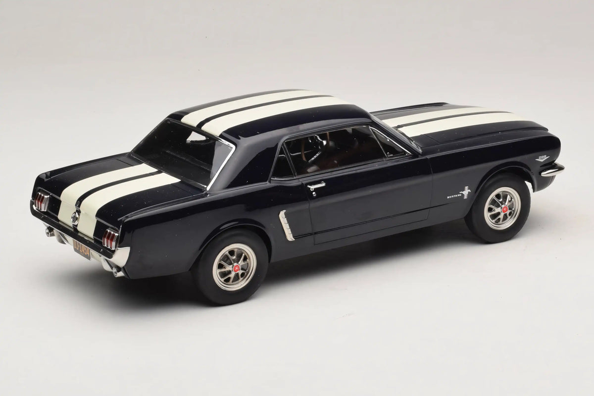 NOREV 1/18 FORD MUSTANG COUPÉ 1966 NIGHTMIST BLUE METALLIC (182805)