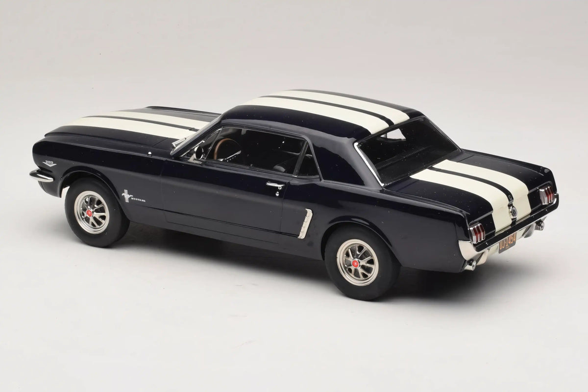 NOREV 1/18 FORD MUSTANG COUPÉ 1966 NIGHTMIST BLUE METALLIC (182805)