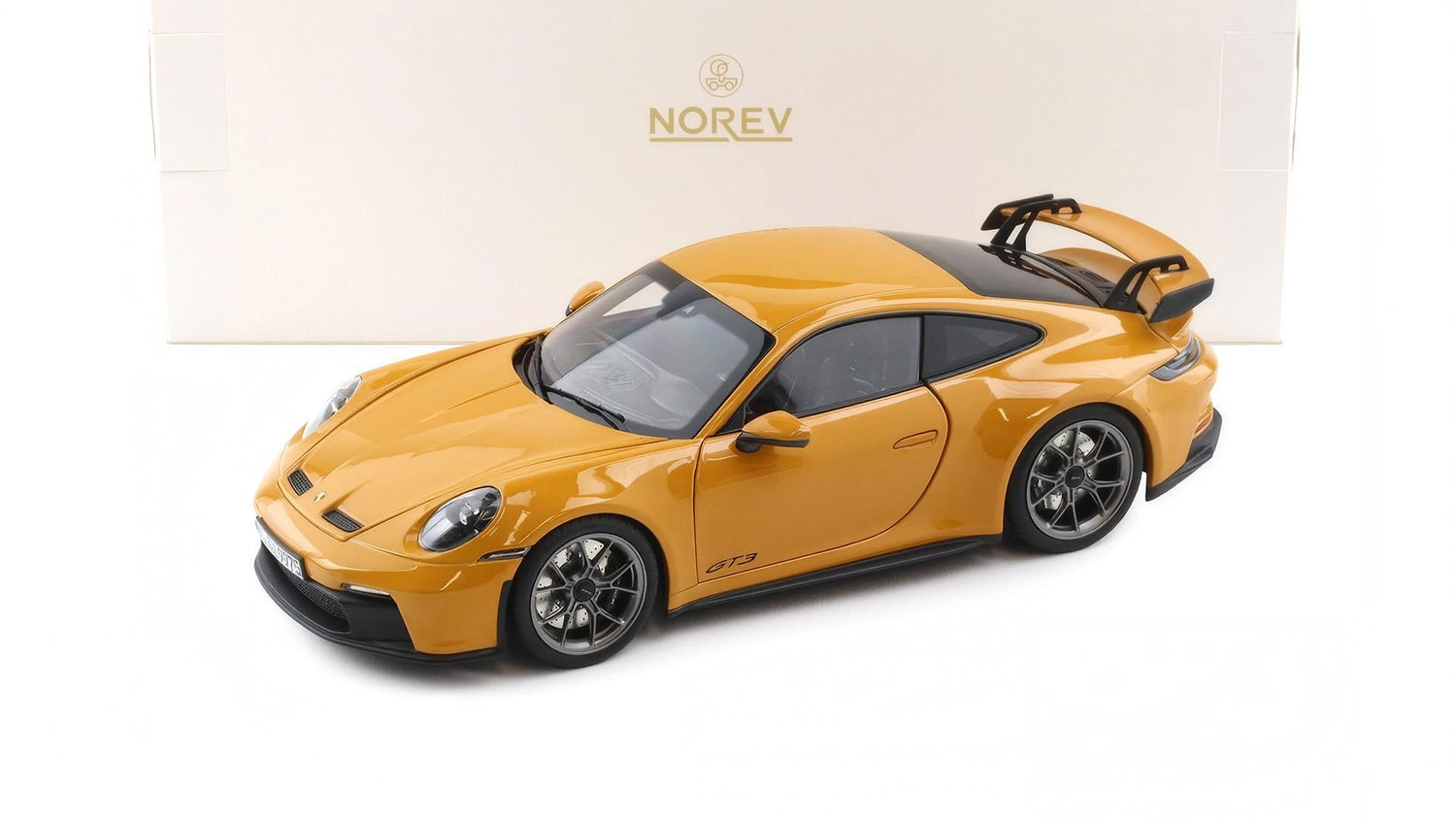 NOREV 1/18 PORSCHE 911 (992) GT3 COUPE 2021 BAHAMA YELLOW (187387)