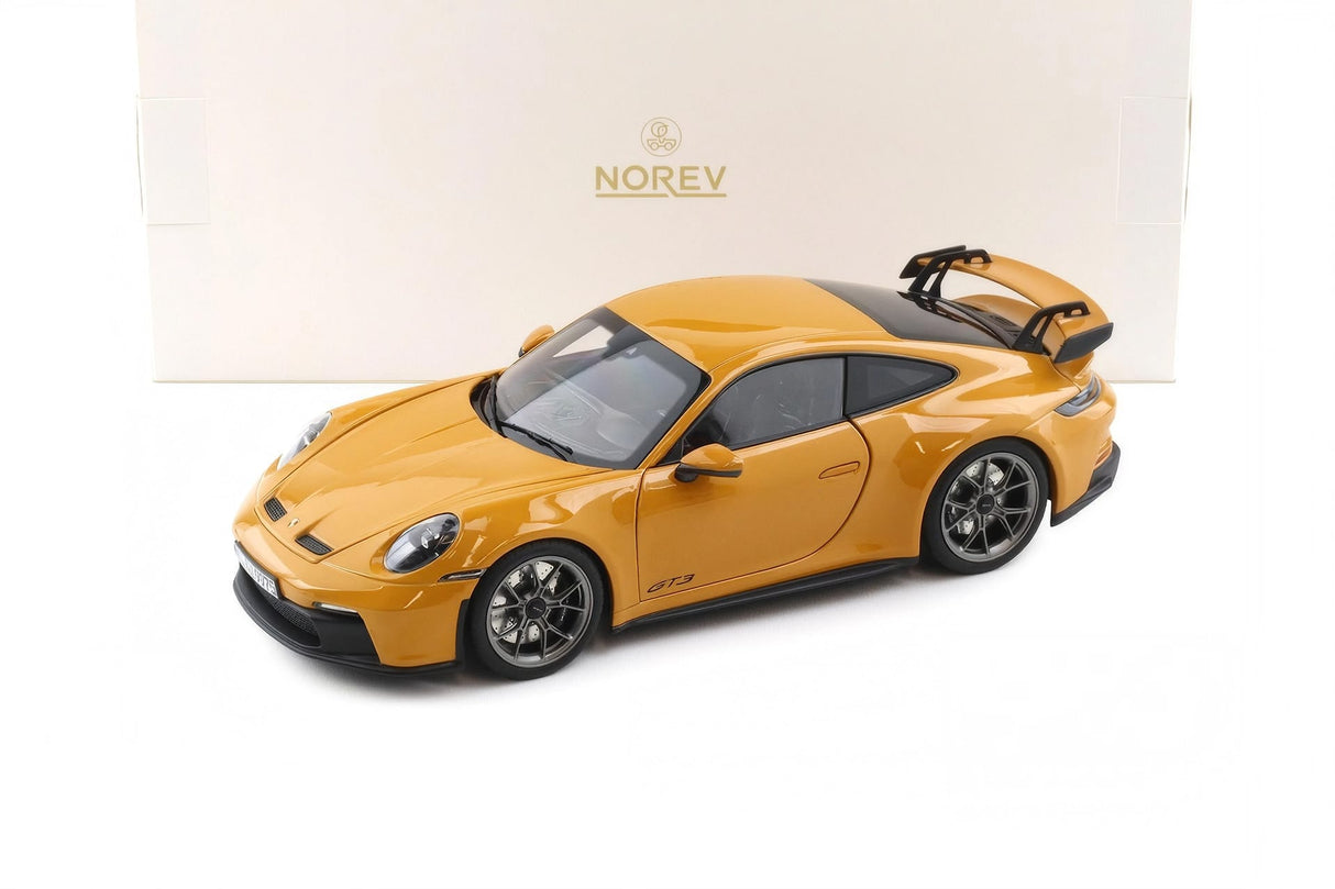 NOREV 1/18 PORSCHE 911 (992) GT3 COUPE 2021 BAHAMA YELLOW (187387)
