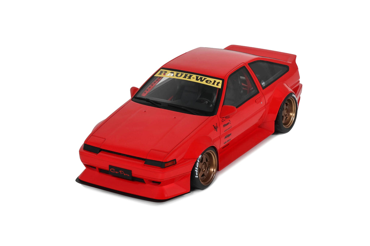 OTTOmobile 1:18 TOYOTA AE86 SPRINTER TRUENO WIDEBODY FERRARI ROSSO CORSA 1986 (OT1278)