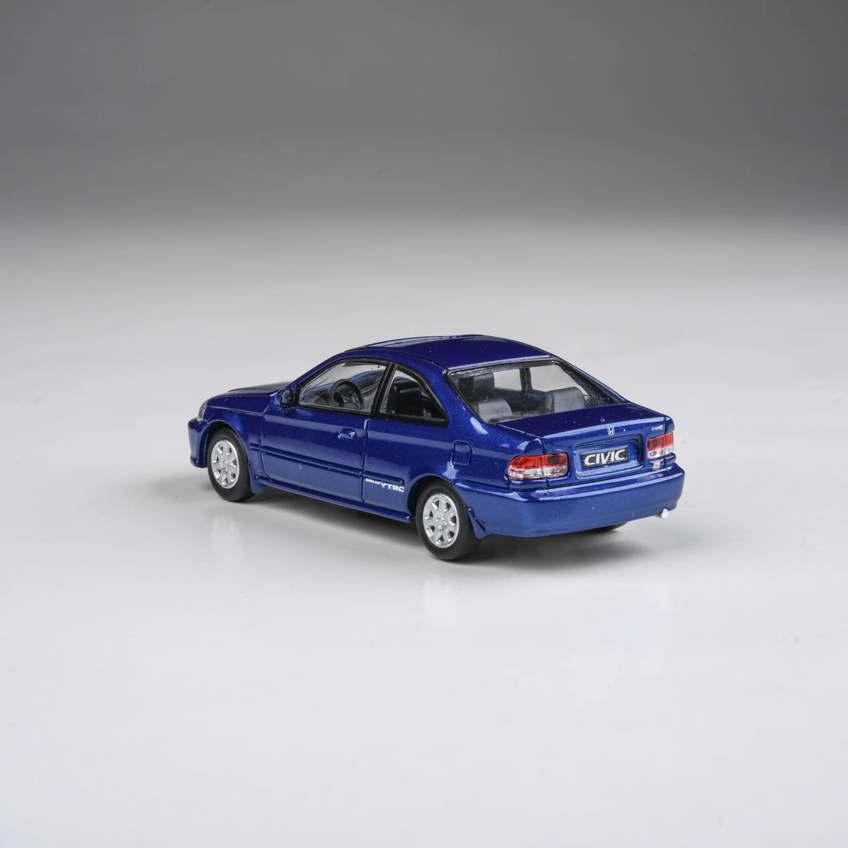 PARA64 1:64 1999 Honda Civic Si Coupe EM1 Electron Blue Pearl wingless (PA-55629-LHD)