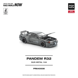 POPRACE 1:64 Nissan PANDEM R32 (PR640508)