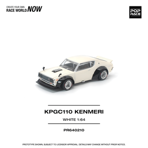 POPRACE 1/64 KPGC110 KENMERI WHITE (PR640210)