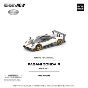 POPRACE 1/64 PAGANI ZONDA R WHITE (PR640298)