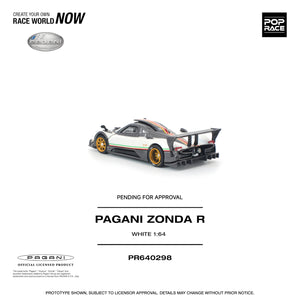 POPRACE 1/64 PAGANI ZONDA R WHITE (PR640298)