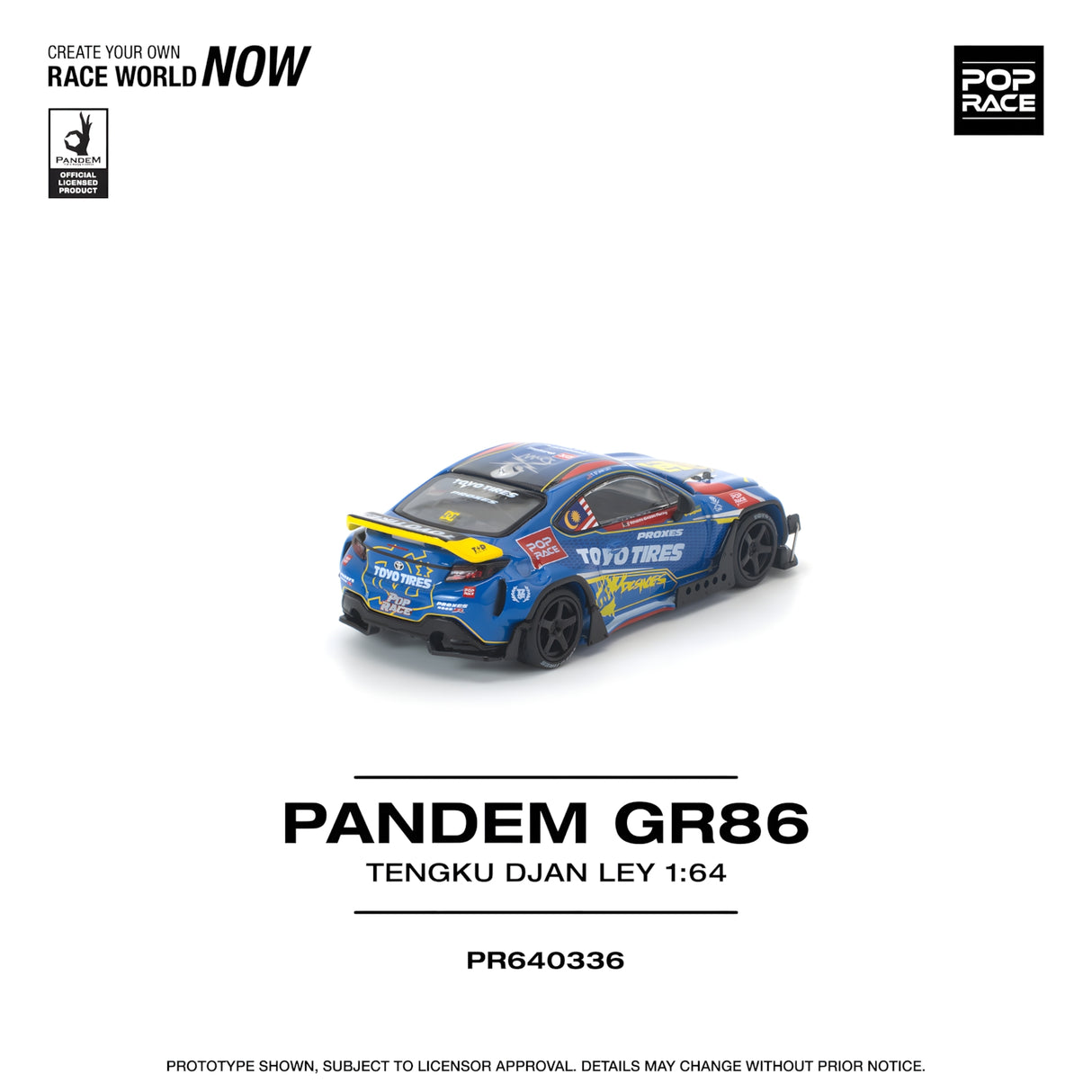 POPRACE 1/64 PANDEM GR 86 TENGKU DJAN LEY (PR640336)