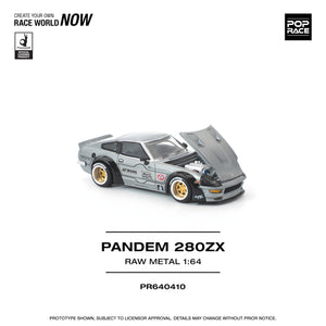 POPRACE 1/64 PANDEM 280ZX RAW METAL (PR640410)
