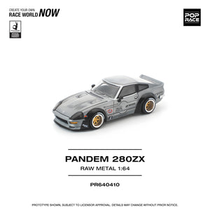 POPRACE 1/64 PANDEM 280ZX RAW METAL (PR640410)