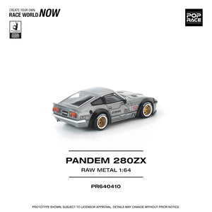 POPRACE 1/64 PANDEM 280ZX RAW METAL (PR640410)