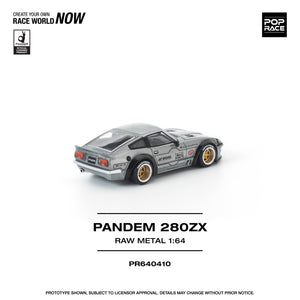POPRACE 1/64 PANDEM 280ZX RAW METAL (PR640410)