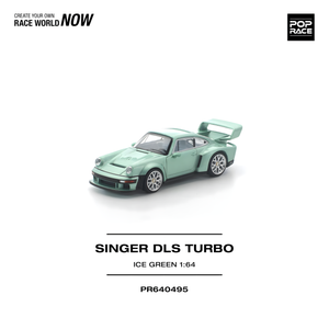 POPRACE 1/64 SINGER DLS TURBO ICE GREEN (PR640495)