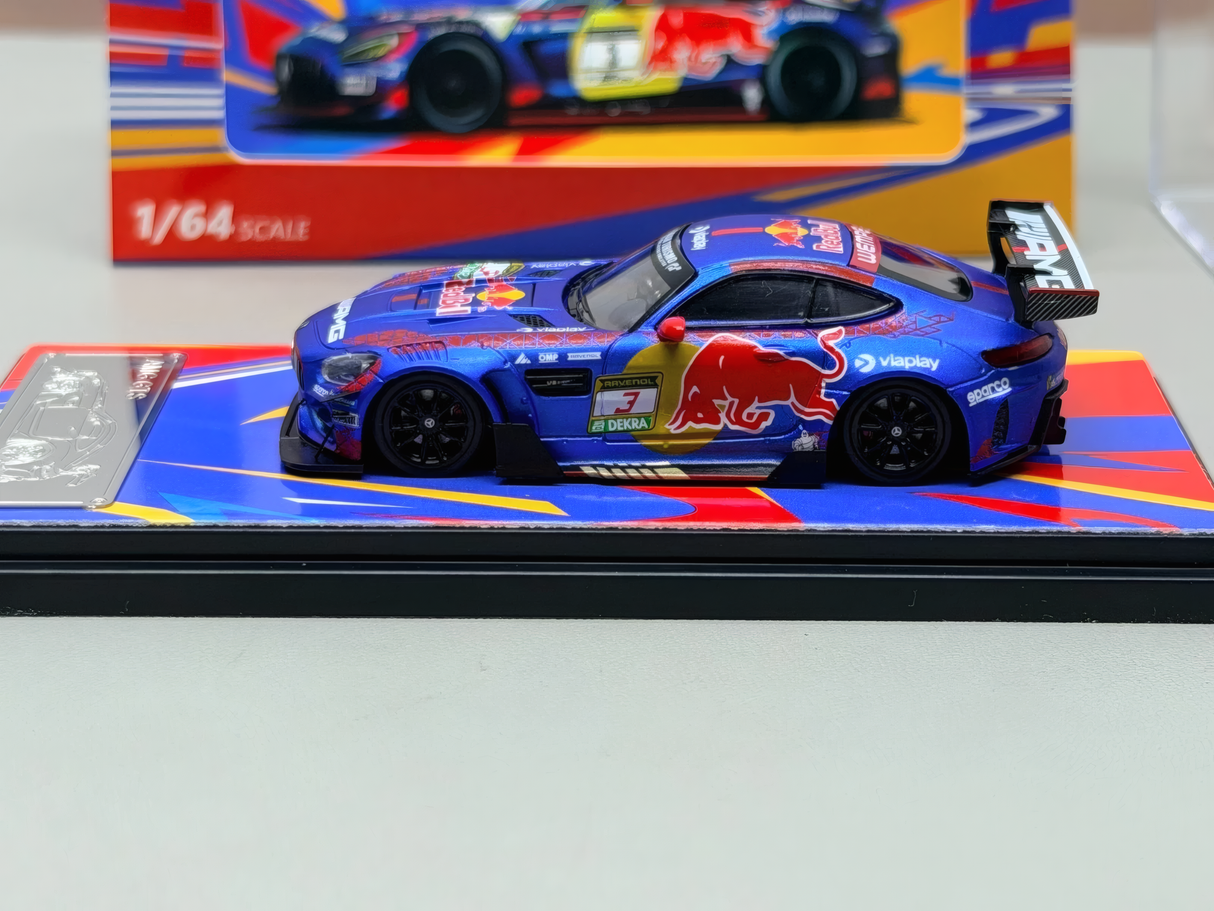 RM 1-64 Mercedes-Benz AMG GTS #3 Max Verstappen Race Car Diecast Car Model