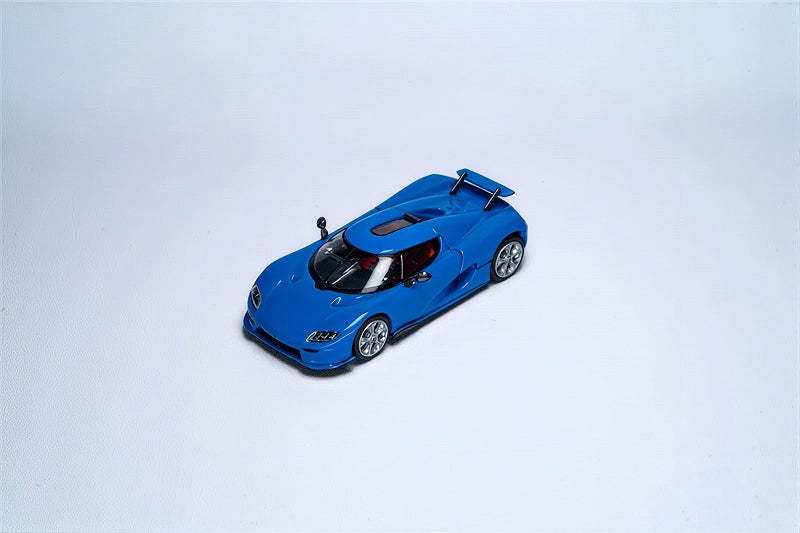Rhino Model RM 1:64 Koenigsegg CC850 Hood Mechanic Locking – Blue (E47- rmcc850blu)