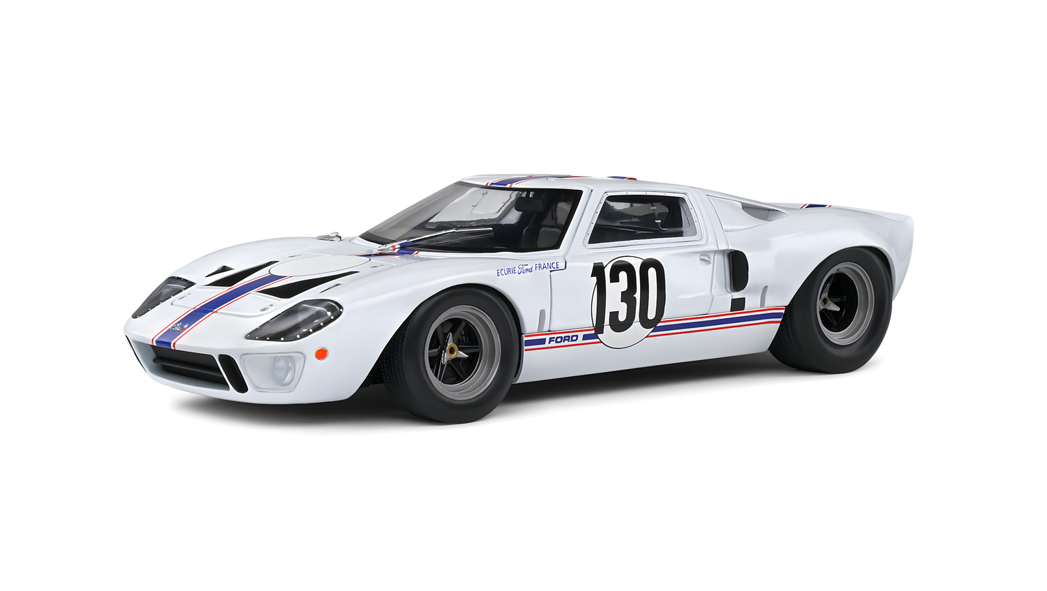 Solido 1:18 Ford Gt40 Mk1 White Targa Florio 1967 (S1803009)