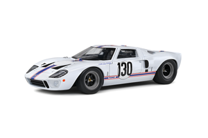 Solido 1:18 Ford Gt40 Mk1 White Targa Florio 1967 (S1803009)