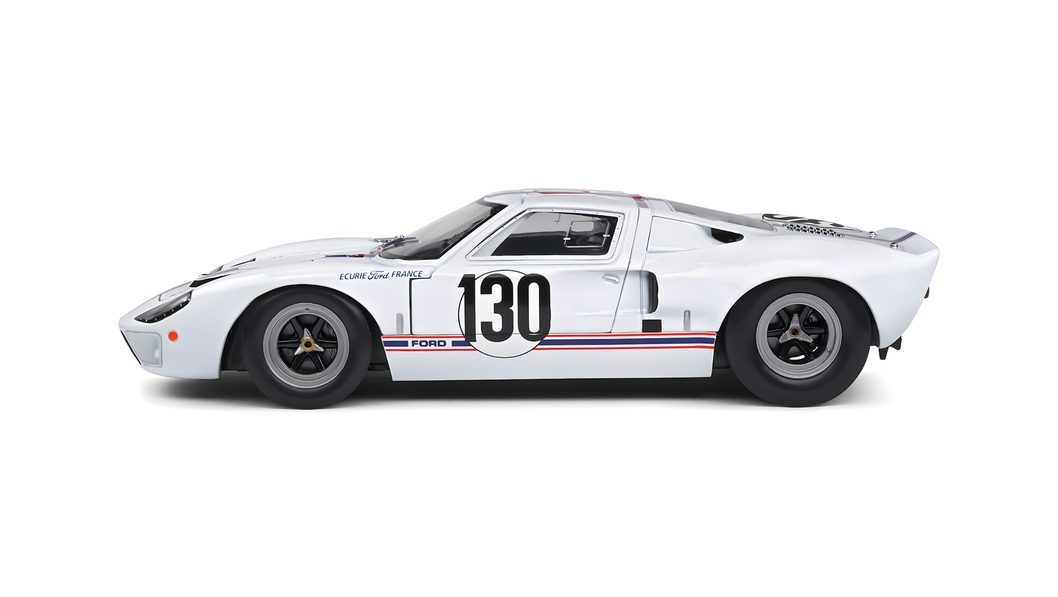 Solido 1:18 Ford Gt40 Mk1 White Targa Florio 1967 (S1803009)