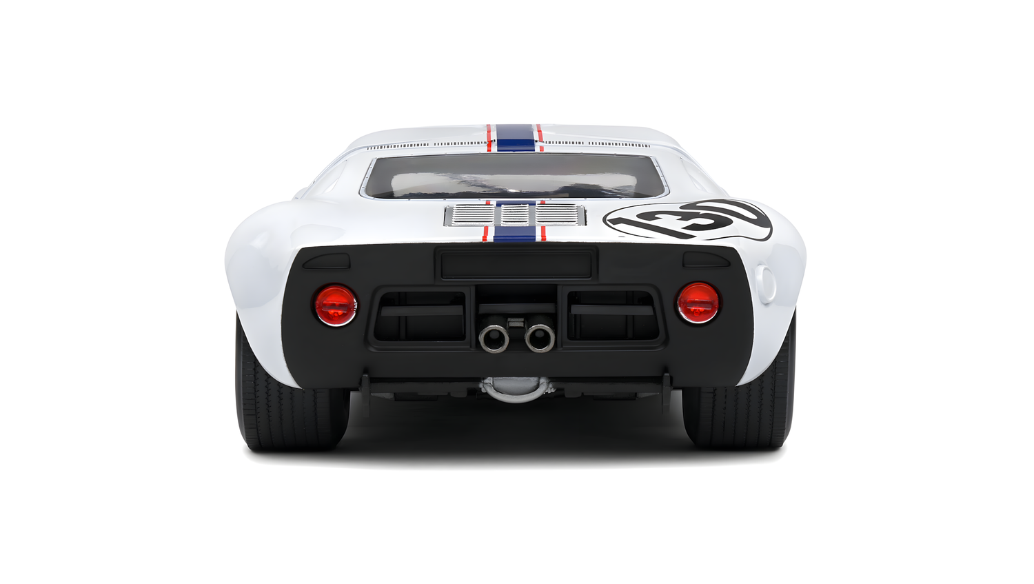 Solido 1:18 Ford Gt40 Mk1 White Targa Florio 1967 (S1803009)